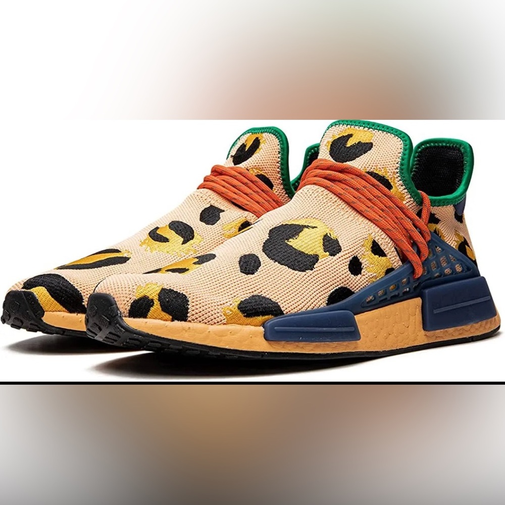 Adidas Hu Pharrell Animal print sneakers